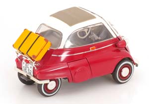 BMW ISETTA 250 1955, DARK RED/WHITE — фото 2