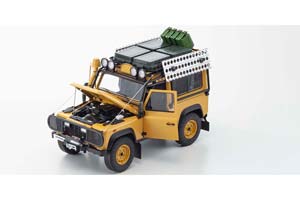 LAND ROVER DEFENDER 90 ЖЕЛТЫЙ СО СНАРЯЖЕНИЕМ — фото 3