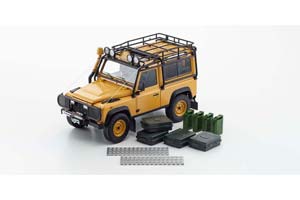 LAND ROVER DEFENDER 90 ЖЕЛТЫЙ СО СНАРЯЖЕНИЕМ — фото 5