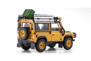 LAND ROVER DEFENDER 90 ЖЕЛТЫЙ СО СНАРЯЖЕНИЕМ — фото 2