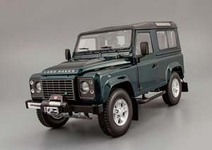 LAND ROVER DEFENDER 90 1984 GREEN METALLIC/BLACK — фото 5