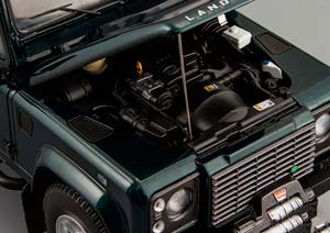 LAND ROVER DEFENDER 90 1984 GREEN METALLIC/BLACK — фото 11