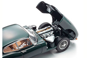 JAGUAR E TYPE COUPE 1961 ТЕМНО-ЗЕЛЁНЫЙ МЕТАЛЛИК — фото 4
