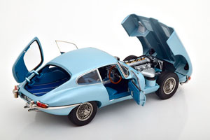 JAGUAR E-TYPE COUPE RHD 60 YEARS E-TYPE 1961 LIGHTBLUE-METALLIC — фото 4