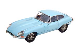JAGUAR E-TYPE COUPE RHD 60 YEARS E-TYPE 1961 LIGHTBLUE-METALLIC