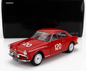 ALFA ROMEO GIULIETTA SV SPRINT VELOCE N120 MILLE MIGLIA 1956 G.BECUCCI - P.CAZZATO, RED