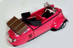 FIAT 500 D CABRIOLET OPEN 1960, ROSSO CORALLO - RED