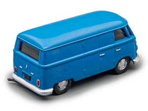VW VOLKSWAGEN T1 VAN, BLUE (ДЛИНА МОДЕЛИ 3-5 СМ) — фото 2