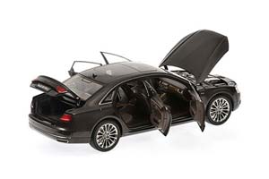 AUDI A8 W12 (D4) 2010 DARK BROWN METALLIC — фото 2