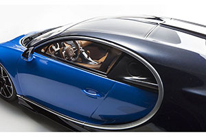 BUGATTI CHIRON 2016 BLUE/BLACK — фото 3