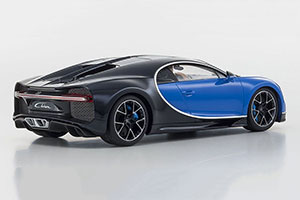 BUGATTI CHIRON 2016 BLUE/BLACK — фото 2