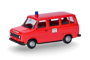 FORD TRANSIT FEUERWEHR ПОЖАРНЫЙ (ДЛИНА МОДЕЛИ 3-5 СМ) — фото 3