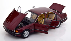 BMW 730I E32 1986 DARKRED-METALLIC — фото 3