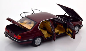 BMW 730I E32 1986 DARKRED-METALLIC — фото 4