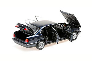 BMW E34 535I 1988 BLUE METALLIC — фото 3