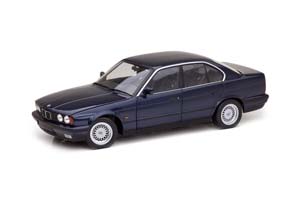 BMW E34 535I 1988 BLUE METALLIC — фото 17