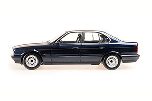BMW E34 535I 1988 BLUE METALLIC — фото 4