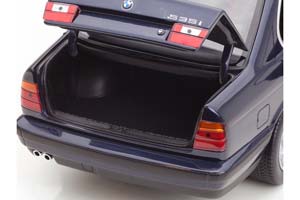 BMW E34 535I 1988 BLUE METALLIC — фото 5