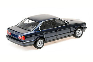 BMW E34 535I 1988 BLUE METALLIC — фото 2