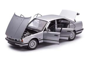 BMW E34 535I 5-SERIES 1988 SILVER METALLIC — фото 3