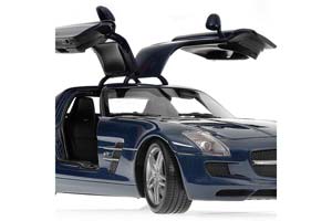 MERCEDES SLS AMG 2010 BLUE METALLIC — фото 3