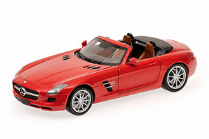 MERCEDES SLS-AMG ROADSTER R197 2011 METALLIC RED