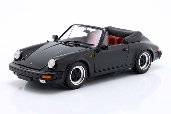 PORSCHE 911 CARRERA 3.2 CONVERTIBLE 1983 BLACK