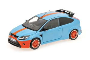 FORD FOCUS RS 2010 LE MANS CLASSIC EDITION BLUE 1968 FORD GT40 TRIBUTE — фото 1
