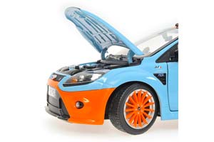 FORD FOCUS RS 2010 LE MANS CLASSIC EDITION BLUE 1968 FORD GT40 TRIBUTE — фото 2
