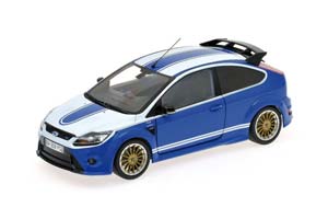 FORD FOCUS RS 2010 LE MANS CLASSIC EDITION BLUE 1972 FORD CAPRI RS2600 TRIBUTE
