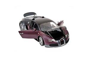 BUGATTI VEYRON GRAND SPORT 2010 GREY METALLIC/PURPLE-METALLIC — фото 3