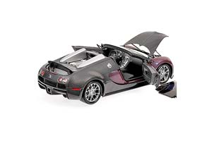 BUGATTI VEYRON GRAND SPORT 2010 GREY METALLIC/PURPLE-METALLIC — фото 6