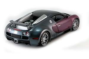 BUGATTI VEYRON GRAND SPORT 2010 GREY METALLIC/PURPLE-METALLIC — фото 2