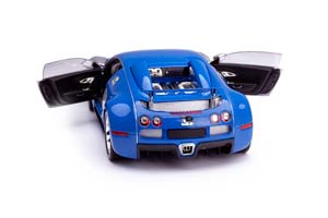 BUGATTI VEYRON EDITION CENTENAIRE CHROME/BLUE 2009 — фото 12