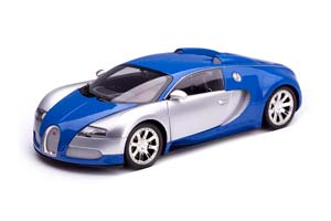 BUGATTI VEYRON EDITION CENTENAIRE CHROME/BLUE 2009 — фото 16