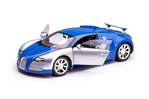 BUGATTI VEYRON EDITION CENTENAIRE CHROME/BLUE 2009 — фото 10