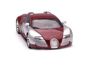 BUGATTI VEYRON EDITION CENTENAIRE CHROME/RED 2009 — фото 14