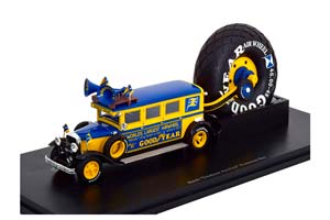 BUICK GOODYEAR AIRWHEEL PROMOTION BUS YELLOW BLUE BLACK