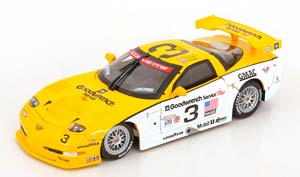 CHEVROLET CORVETTE C5-R NO 3 DAYTONA 2000 FELLOWS/KNEIFEL/BELL LIMITED EDITION 2268 PCS / ШЕВРОЛЕ КОРВЕТ C5-R 3 ДАЙТОНА ФЕЛЛОУЗ КНАЙФЕЛ БЕЛЛ ЛИМИТИРОВАННАЯ СЕРИЯ ШТ