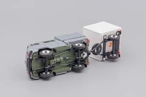 УАЗ-39094 ФЕРМЕР С ТЕНТОМ С ПРИЦЕПОМ БУДКА, ТЕМНО-СЕРЫЙ — фото 4