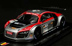AUDI R8 LMS TEAM PHOENIX RACING #111 24H SPA (2009) HENRI MOSER - MARCEL FASSLER - ALEX MARGARITIS - MARC BASSENG, SILVER RED — фото 1