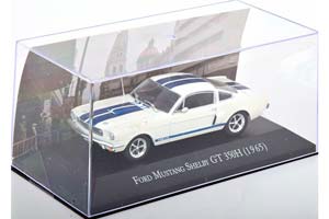 FORD MUSTANG SHELBY GT 350H 1965 WHITE BLUE METALLIC — фото 3