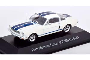 FORD MUSTANG SHELBY GT 350H 1965 WHITE BLUE METALLIC