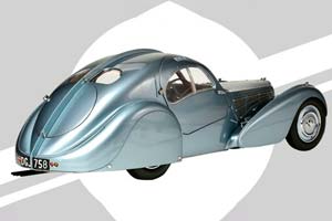 BUGATTI 57 SC ATLANTIC ROTHSCHILD LIGHTBLUE-METALLIC (СБОРКА БЕЗ КЛЕЯ) — фото 3