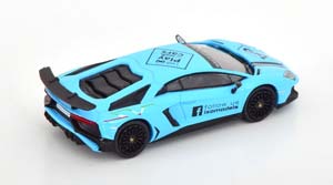 LAMBORGHINI AVENTADOR TOY FAIR NUERNBERG 2024 LIGHTBLUE (ДЛИНА МОДЕЛИ 6-10 СМ) — фото 2