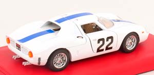 FERRARI 250 LM NO 22 MONZA 1966 WHITE BLUE — фото 2