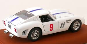 FERRARI 250 GTO NO 9 LAGUNA SECA 1962 WHITE BLUE — фото 2