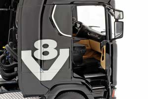 SCANIA V8 730S 4X2 TRUCK BLACK / SCANIA V8 730S 4X2 ГРУЗОВИК ЧЕРНЫЙ — фото 6