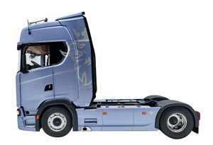 SCANIA V8 730S 4X2 TOWING VEHICLE LIGHTBLUE-METALLIC — фото 3