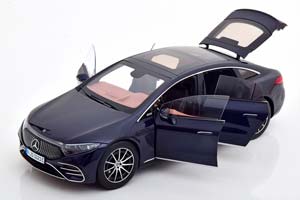 MERCEDES EQS 2022 DARK BLUE METALLIC / МЕРСЕДЕС ЭКЬЮС СИНИЙ — фото 3